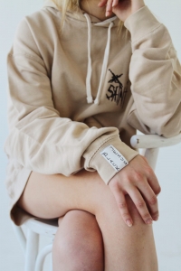 Beige Hoodie Unisex